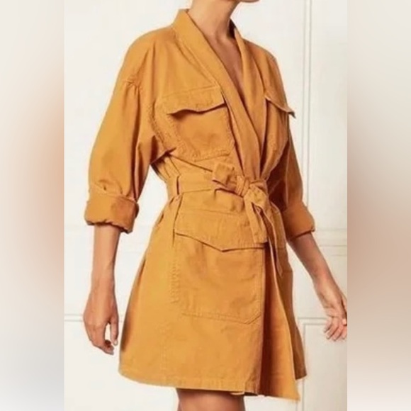 Boyish The Joaquin Kimono Blue Jacket Dress S NWT - Picture 4 of 12